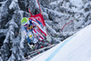Bode Miller (USA) speeds down the course competing in the 71st Hahnenkamm downhill race part of  Audi FIS World Cup races in Kitzbuhel Austria.
