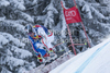 Peter Fill (ITA) speeds down the course competing in the 71st Hahnenkamm downhill race part of  Audi FIS World Cup races in Kitzbuhel Austria.

