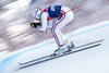 Adrien Theaux (FRA) speeds down the course competing in the 71st Hahnenkamm downhill race part of  Audi FIS World Cup races in Kitzbuhel Austria.

