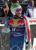 Bode Miller (USA) reacts in the finish area of the 71st Hahnenkamm downhill race part of  Audi FIS World Cup races in Kitzbuhel Austria.
