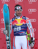 Adrien Theaux (FRA) 3rd placed racer at the presentation ceremony for the 71st Hahnenkamm downhill race part of  Audi FIS World Cup races in Kitzbuhel Austria.
