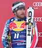 Bode Miller (USA) 2nd placed racer at the presentation ceremony for the 71st Hahnenkamm downhill race part of  Audi FIS World Cup races in Kitzbuhel Austria.
