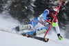 Silvan Zurbriggen (SUI) attacks a control gate while competing in the slalom race part of  Audi FIS World Cup races in Kitzbuhel Austria.
