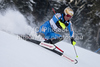 Mattias Hargin (SWE) attacks a control gate while competing in the slalom race part of  Audi FIS World Cup races in Kitzbuhel Austria.
