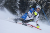 Giuliano Razzoli (ITA) attacks a control gate while competing in the slalom race part of  Audi FIS World Cup races in Kitzbuhel Austria.
