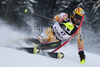 Julien Cousineau (CAN) attacks a control gate while competing in the slalom race part of  Audi FIS World Cup races in Kitzbuhel Austria.

