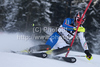 Cristian Deville (ITA) attacks a control gate while competing in the slalom race part of  Audi FIS World Cup races in Kitzbuhel Austria.
