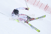 Christoph Dreier (AUT) crashes out of the race while competing in the slalom race part of  Audi FIS World Cup races in Kitzbuhel Austria.
