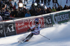  Jean-Baptiste Grange (FRA) on his way to winning the slalom race part of  Audi FIS World Cup races in Kitzbuhel Austria.
