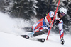 Filip Trejbal (CZE) attacks a control gate while competing in the slalom race part of  Audi FIS World Cup races in Kitzbuhel Austria.
