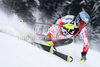 Kalle Palander (FIN) attacks a control gate while competing in the slalom race part of  Audi FIS World Cup races in Kitzbuhel Austria.
