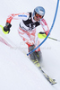 Kalle Palander (FIN) attacks a control gate while competing in the slalom race part of  Audi FIS World Cup races in Kitzbuhel Austria.
