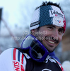 Jean-Baptiste Grange (FRA) reacts in the finish area of  the slalom race part of  Audi FIS Alpine Skiing World Cup races in Kitzbuhel Austria. The race was won by Jean-Baptiste Grange (FRA).
