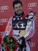 Jean-Baptiste Grange (FRA) with trophy after wining  the slalom race part of  Audi FIS Alpine Skiing World Cup races in Kitzbuhel Austria. The race was won by Jean-Baptiste Grange (FRA).
