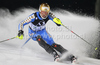 Andre Myhrer of Sweden skiing in first run of Men slalom race of Audi FIS alpine skiing World Cup in Schladming, Austria. Traditional Night slalom race of Men Audi FIS Alpine skiing World Cup 2010-11, was held on Tuesday, 25th of January 2011, in Schladming, Austria.
