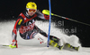 Ivica Kostelic of Croatia skiing in first run of Men slalom race of Audi FIS alpine skiing World Cup in Schladming, Austria. Traditional Night slalom race of Men Audi FIS Alpine skiing World Cup 2010-11, was held on Tuesday, 25th of January 2011, in Schladming, Austria.
