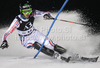 Steve Missillier of France skiing in first run of Men slalom race of Audi FIS alpine skiing World Cup in Schladming, Austria. Traditional Night slalom race of Men Audi FIS Alpine skiing World Cup 2010-11, was held on Tuesday, 25th of January 2011, in Schladming, Austria.
