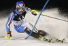 Manfred Moelgg of Italy skiing in first run of Men slalom race of Audi FIS alpine skiing World Cup in Schladming, Austria. Traditional Night slalom race of Men Audi FIS Alpine skiing World Cup 2010-11, was held on Tuesday, 25th of January 2011, in Schladming, Austria.
