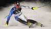 Cristian Deville of Italy skiing in first run of Men slalom race of Audi FIS alpine skiing World Cup in Schladming, Austria. Traditional Night slalom race of Men Audi FIS Alpine skiing World Cup 2010-11, was held on Tuesday, 25th of January 2011, in Schladming, Austria.
