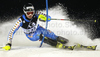 Markus Larsson of Sweden skiing in first run of Men slalom race of Audi FIS alpine skiing World Cup in Schladming, Austria. Traditional Night slalom race of Men Audi FIS Alpine skiing World Cup 2010-11, was held on Tuesday, 25th of January 2011, in Schladming, Austria.
