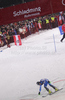 Jens Byggmark of Sweden skiing in second run of Men slalom race of Audi FIS alpine skiing World Cup in Schladming, Austria. Traditional Night slalom race of Men Audi FIS Alpine skiing World Cup 2010-11, was held on Tuesday, 25th of January 2011, in Schladming, Austria.
