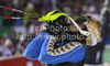 Second placed Andre Myhrer of Sweden reacts in finish of second run of Men slalom race of Audi FIS alpine skiing World Cup in Schladming, Austria. Traditional Night slalom race of Men Audi FIS Alpine skiing World Cup 2010-11, was held on Tuesday, 25th of January 2011, in Schladming, Austria.
