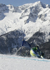 Gasper Markic of Slovenia skiing in Men Super-G race of Audi FIS alpine skiing World Cup in Hinterstoder, Austria. Super-G race of Men Audi FIS Alpine skiing World Cup 2010-11, was held on Saturday, 5th of February 2011, in Hinterstoder, Austria.
