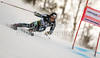 Kjetil Jansrud of Norway skiing during first run of Men Giant slalom race of Audi FIS alpine skiing World Cup in Hinterstoder, Austria. Giant slalom race of Men Audi FIS Alpine skiing World Cup 2010-11, was held on Sunday, 6th of February 2011, in Hinterstoder, Austria.
