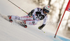Philipp Schoerghofer of Austria skiing during first run of Men Giant slalom race of Audi FIS alpine skiing World Cup in Hinterstoder, Austria. Giant slalom race of Men Audi FIS Alpine skiing World Cup 2010-11, was held on Sunday, 6th of February 2011, in Hinterstoder, Austria.

