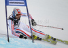 Thomas Fanara of France skiing during first run of Men Giant slalom race of Audi FIS alpine skiing World Cup in Hinterstoder, Austria. Giant slalom race of Men Audi FIS Alpine skiing World Cup 2010-11, was held on Sunday, 6th of February 2011, in Hinterstoder, Austria.
