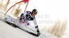 Hannes Reichelt of Austria skiing during first run of Men Giant slalom race of Audi FIS alpine skiing World Cup in Hinterstoder, Austria. Giant slalom race of Men Audi FIS Alpine skiing World Cup 2010-11, was held on Sunday, 6th of February 2011, in Hinterstoder, Austria.
