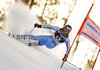 Jon Olsson of Sweden skiing during first run of Men Giant slalom race of Audi FIS alpine skiing World Cup in Hinterstoder, Austria. Giant slalom race of Men Audi FIS Alpine skiing World Cup 2010-11, was held on Sunday, 6th of February 2011, in Hinterstoder, Austria.
