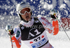Marcus Sandell of Finland reacts in finish of second run of Men Giant slalom race of Audi FIS alpine skiing World Cup in Hinterstoder, Austria. Giant slalom race of Men Audi FIS Alpine skiing World Cup 2010-11, was held on Sunday, 6th of February 2011, in Hinterstoder, Austria.

