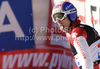 Third placed Carlo Janka of Switzerland reacts in finish of second run of Men Giant slalom race of Audi FIS alpine skiing World Cup in Hinterstoder, Austria. Giant slalom race of Men Audi FIS Alpine skiing World Cup 2010-11, was held on Sunday, 6th of February 2011, in Hinterstoder, Austria.
