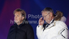 German prime minister Angela Merkel (L) and FIS presiden Gian-Franco Kasper (R) during opening ceremony of FIS Alpine skiing World championships in Garmisch-Partenkirchen. Opening ceremony of FIS Alpine skiing World championships in Garmisch-Partenkirchen, Germany, was held on evening of Monday, 7th of February 2011 in Olympia stadium in Garmisch-Partenkirchen.
