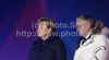 German prime minister Angela Merkel (L) and FIS presiden Gian-Franco Kasper (R) during opening ceremony of FIS Alpine skiing World championships in Garmisch-Partenkirchen. Opening ceremony of FIS Alpine skiing World championships in Garmisch-Partenkirchen, Germany, was held on evening of Monday, 7th of February 2011 in Olympia stadium in Garmisch-Partenkirchen.
