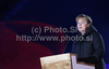 German prime minister Angela Merkel during opening ceremony of FIS Alpine skiing World championships in Garmisch-Partenkirchen. Opening ceremony of FIS Alpine skiing World championships in Garmisch-Partenkirchen, Germany, was held on evening of Monday, 7th of February 2011 in Olympia stadium in Garmisch-Partenkirchen.
