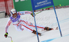 Marion Rolland of France skiing in Women Super-G race of FIS alpine skiing World Championships in Garmisch-Partenkirchen, Germany. Super-G race of Women Super-G race of FIS alpine skiing World Championships, was held on Tuesday, 8th of February 2011, in Garmisch-Partenkirchen, Germany.
