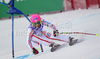 Margot Bailet of France skiing in Women Super-G race of FIS alpine skiing World Championships in Garmisch-Partenkirchen, Germany. Super-G race of Women Super-G race of FIS alpine skiing World Championships, was held on Tuesday, 8th of February 2011, in Garmisch-Partenkirchen, Germany.
