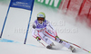 Fifth placed Anna Fenninger of Austria skiing in Women Super-G race of FIS alpine skiing World Championships in Garmisch-Partenkirchen, Germany. Super-G race of Women Super-G race of FIS alpine skiing World Championships, was held on Tuesday, 8th of February 2011, in Garmisch-Partenkirchen, Germany.
