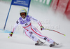 Fifth placed Anna Fenninger of Austria skiing in Women Super-G race of FIS alpine skiing World Championships in Garmisch-Partenkirchen, Germany. Super-G race of Women Super-G race of FIS alpine skiing World Championships, was held on Tuesday, 8th of February 2011, in Garmisch-Partenkirchen, Germany.
