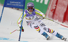 Third placed Maria Riesch of Germany skiing in Women Super-G race of FIS alpine skiing World Championships in Garmisch-Partenkirchen, Germany. Super-G race of Women Super-G race of FIS alpine skiing World Championships, was held on Tuesday, 8th of February 2011, in Garmisch-Partenkirchen, Germany.
