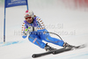 Tenth placed Anja Paerson of Sweden skiing in Women Super-G race of FIS alpine skiing World Championships in Garmisch-Partenkirchen, Germany. Super-G race of Women Super-G race of FIS alpine skiing World Championships, was held on Tuesday, 8th of February 2011, in Garmisch-Partenkirchen, Germany.
