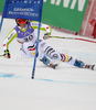 Gina Stechert of Germany skiing in Women Super-G race of FIS alpine skiing World Championships in Garmisch-Partenkirchen, Germany. Super-G race of Women Super-G race of FIS alpine skiing World Championships, was held on Tuesday, 8th of February 2011, in Garmisch-Partenkirchen, Germany.
