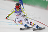 Gina Stechert of Germany skiing in Women Super-G race of FIS alpine skiing World Championships in Garmisch-Partenkirchen, Germany. Super-G race of Women Super-G race of FIS alpine skiing World Championships, was held on Tuesday, 8th of February 2011, in Garmisch-Partenkirchen, Germany.
