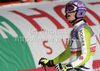 Maria Riesch of Germany reacts in the finish of the ladies Super G race of FIS Alpine World Ski Championships in Garmisch Partenkirchen, Germany. The ladies Super G race of FIS Alpine World Ski Championships was held on Tuesday, 8th of February 2011 on course Kandahar1 at Garmisch Partenkirchen, Germany. 
