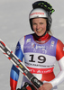 Lara Gut of Switzerland reacts in the finish of the ladies Super G race of FIS Alpine World Ski Championships in Garmisch Partenkirchen, Germany. The ladies Super G race of FIS Alpine World Ski Championships was held on Tuesday, 8th of February 2011 on course Kandahar1 at Garmisch Partenkirchen, Germany. 
