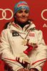 Winner Elisabeth Goergl of Austria at the medal ceremony of the ladies Super G race of FIS Alpine World Ski Championships in Garmisch Partenkirchen, Germany. The ladies Super G race of FIS Alpine World Ski Championships was held on Tuesday, 8th of February 2011 on course Kandahar1 at Garmisch Partenkirchen, Germany. 
