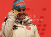 Winner Elisabeth Goergl of Austria at the medal ceremony of the ladies Super G race of FIS Alpine World Ski Championships in Garmisch Partenkirchen, Germany. The ladies Super G race of FIS Alpine World Ski Championships was held on Tuesday, 8th of February 2011 on course Kandahar1 at Garmisch Partenkirchen, Germany. 
