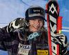 Second placed Julia Mancuso of USA celebrates her silver medal won in Super G race of FIS Alpine World Ski Championships in Garmisch Partenkirchen, Germany. The ladies Super G race of FIS Alpine World Ski Championships was held on Tuesday, 8th of February 2011 on course Kandahar1 at Garmisch Partenkirchen, Germany. 
